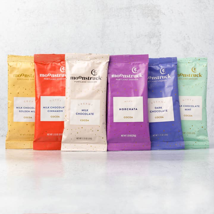 Moonstruck Chocolate Co - Wholesale Hot Cocoa Mix/Kit - Hot Cocoa Sampler