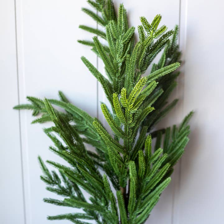 Luxe B Co - Wholesale Artificial Plant - Norfolk Pine Real Touch Chrismas Stems Green Faux