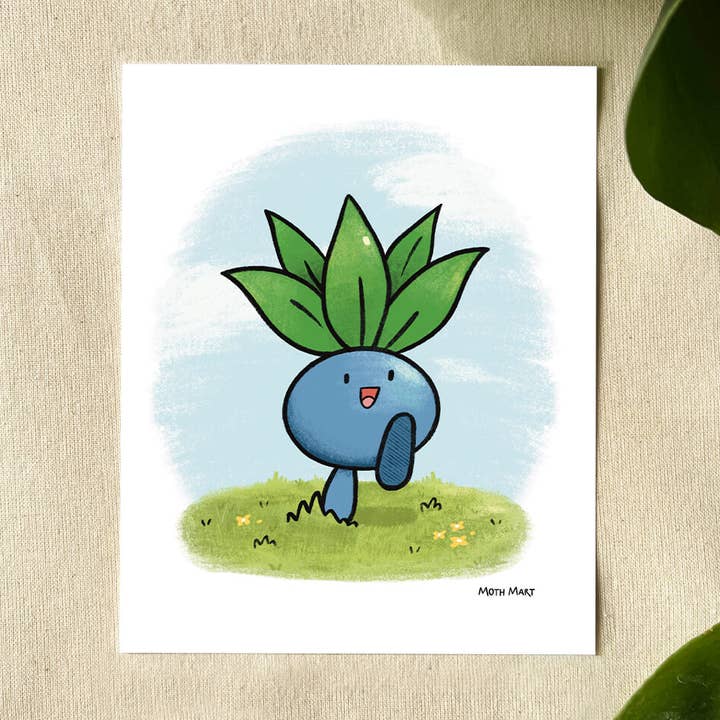 Grass/Poison Type Print for wholesale by Moth Mart