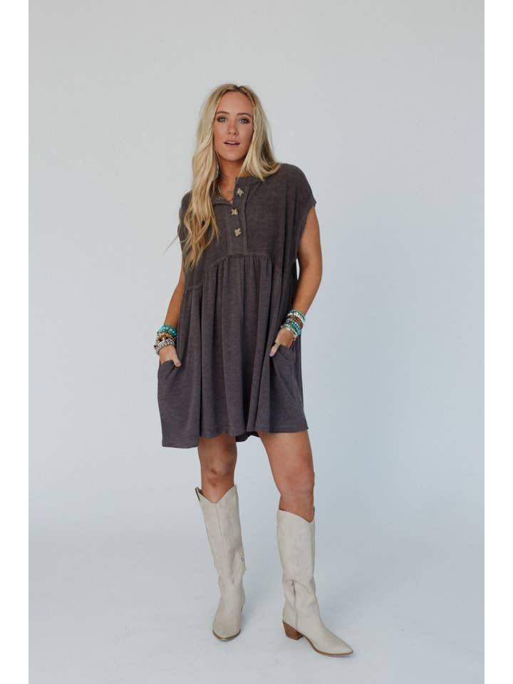 Three Bird Nest - Vente Robe – femme - Robe pour poupée Sweet Nothings - Anthracite5