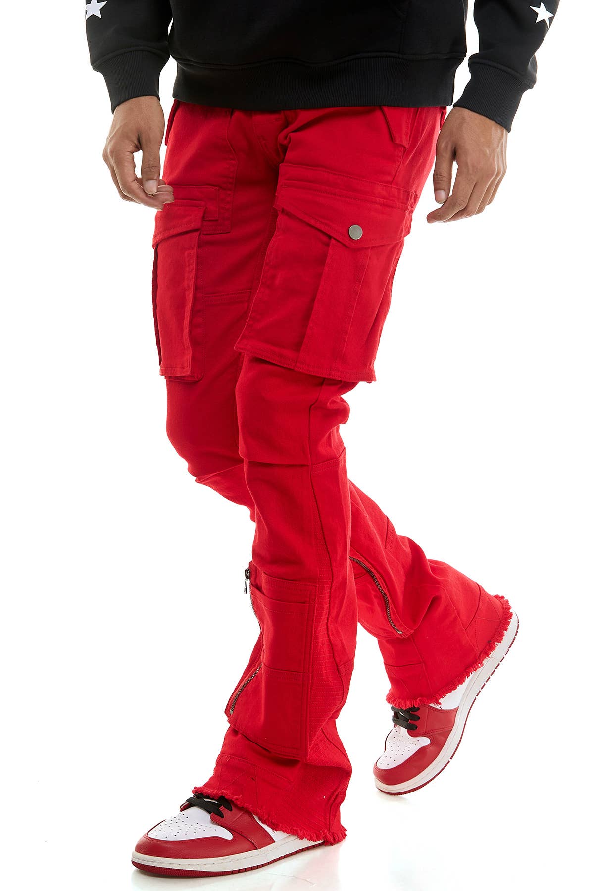KDNK - Wholesale Pants - Men's - CARGO FLARE PANTS4