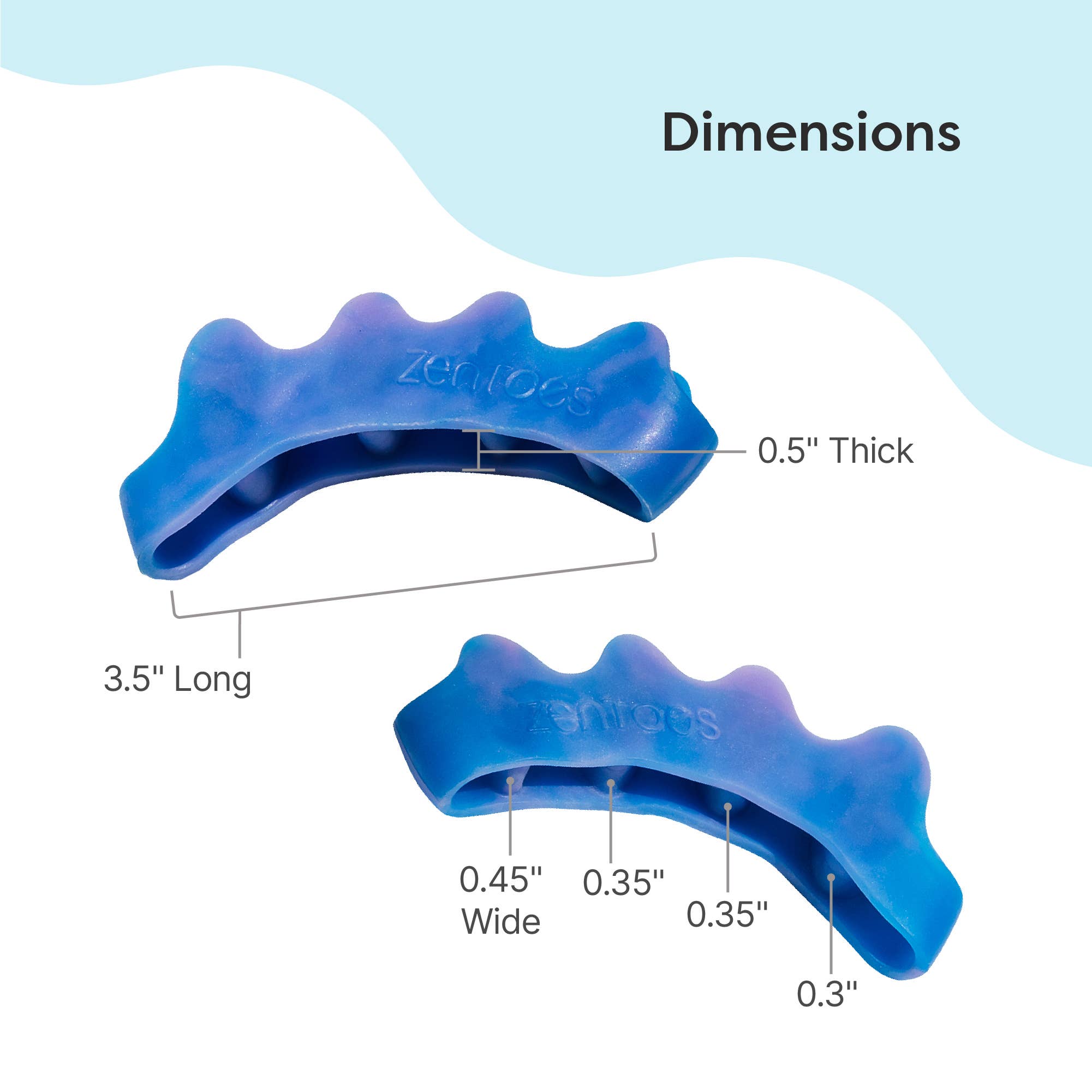 ZenToes - Wholesale Body Brace/Support - Five Loop Toe Separator - 1 Pair9