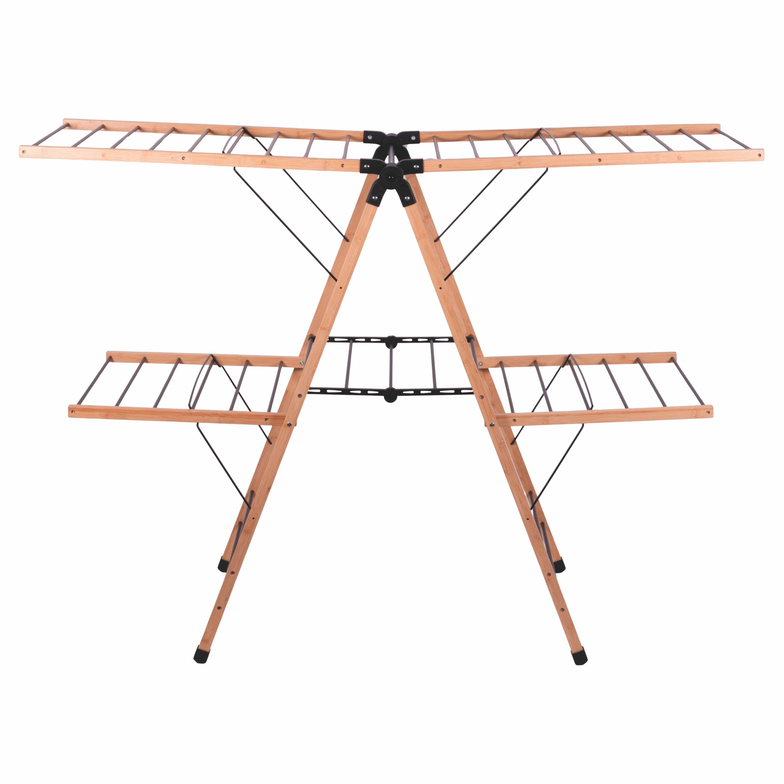 VdE Tivoli 1996 – wholesale Torkställning – Torkställning i metall och bambu 155x62x111 cm1