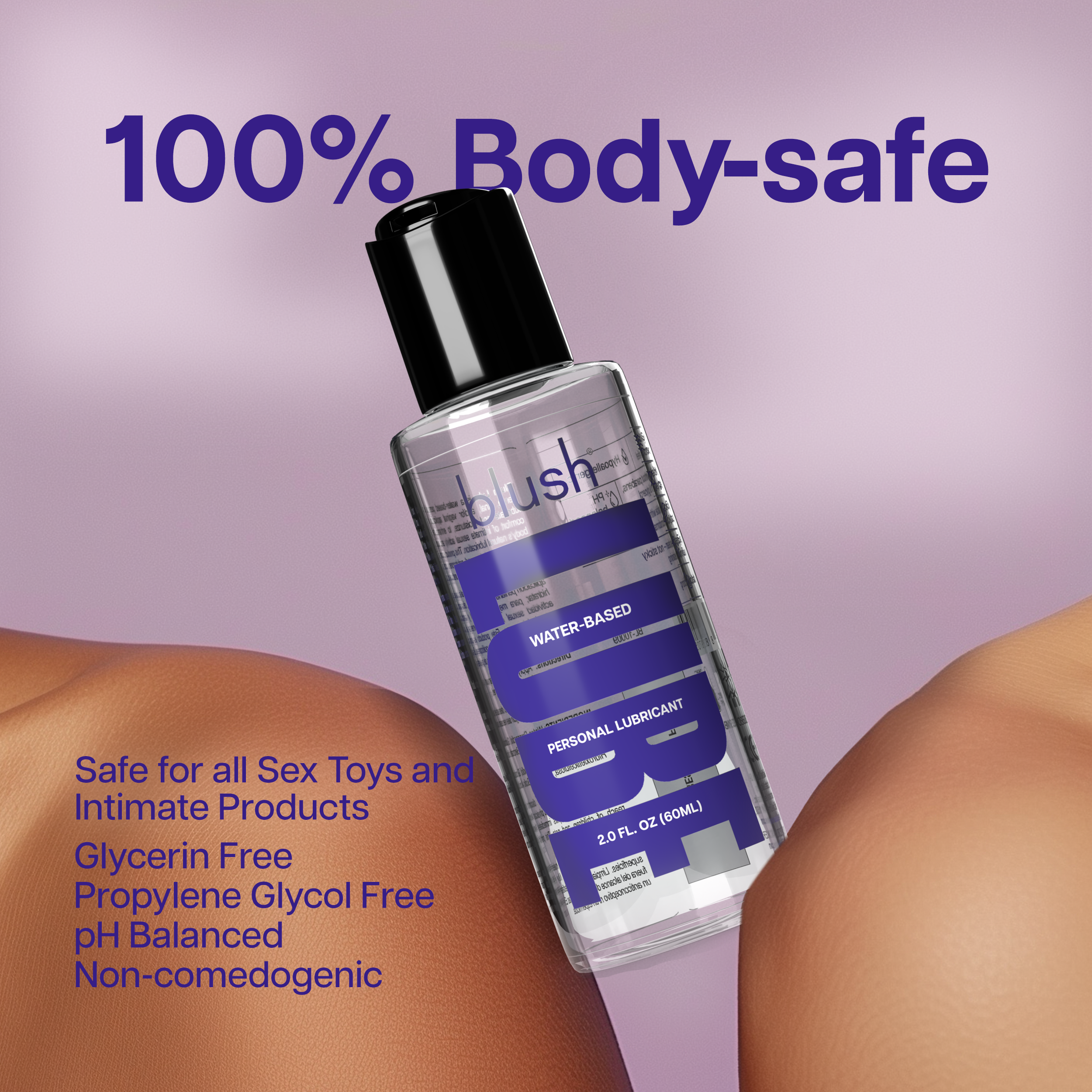 Blush - Wholesale Personal Lubricant - Blush Lube - Water-Based - 2oz Bottle4