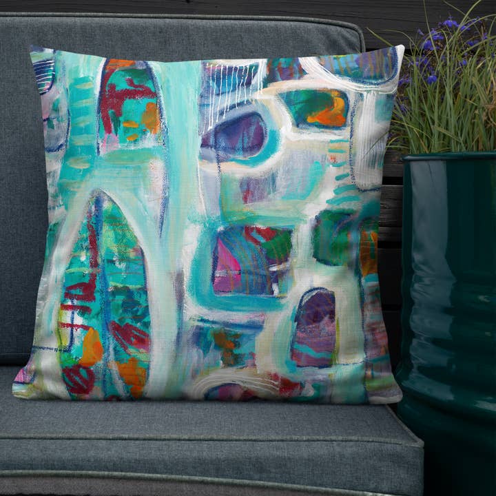 Sheri Biritz Studio - Wholesale Throw/Decorative Pillow - Coracle | Premium Pillow4