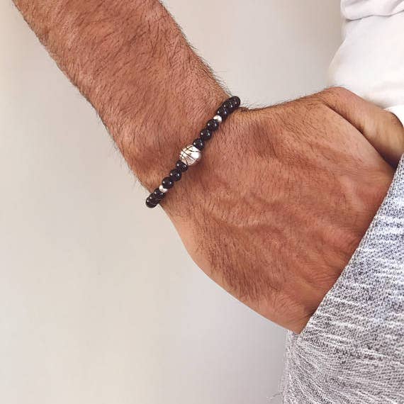 Christina Christi - Wholesale Beaded Bracelet - Mens Basketball Bracelet2