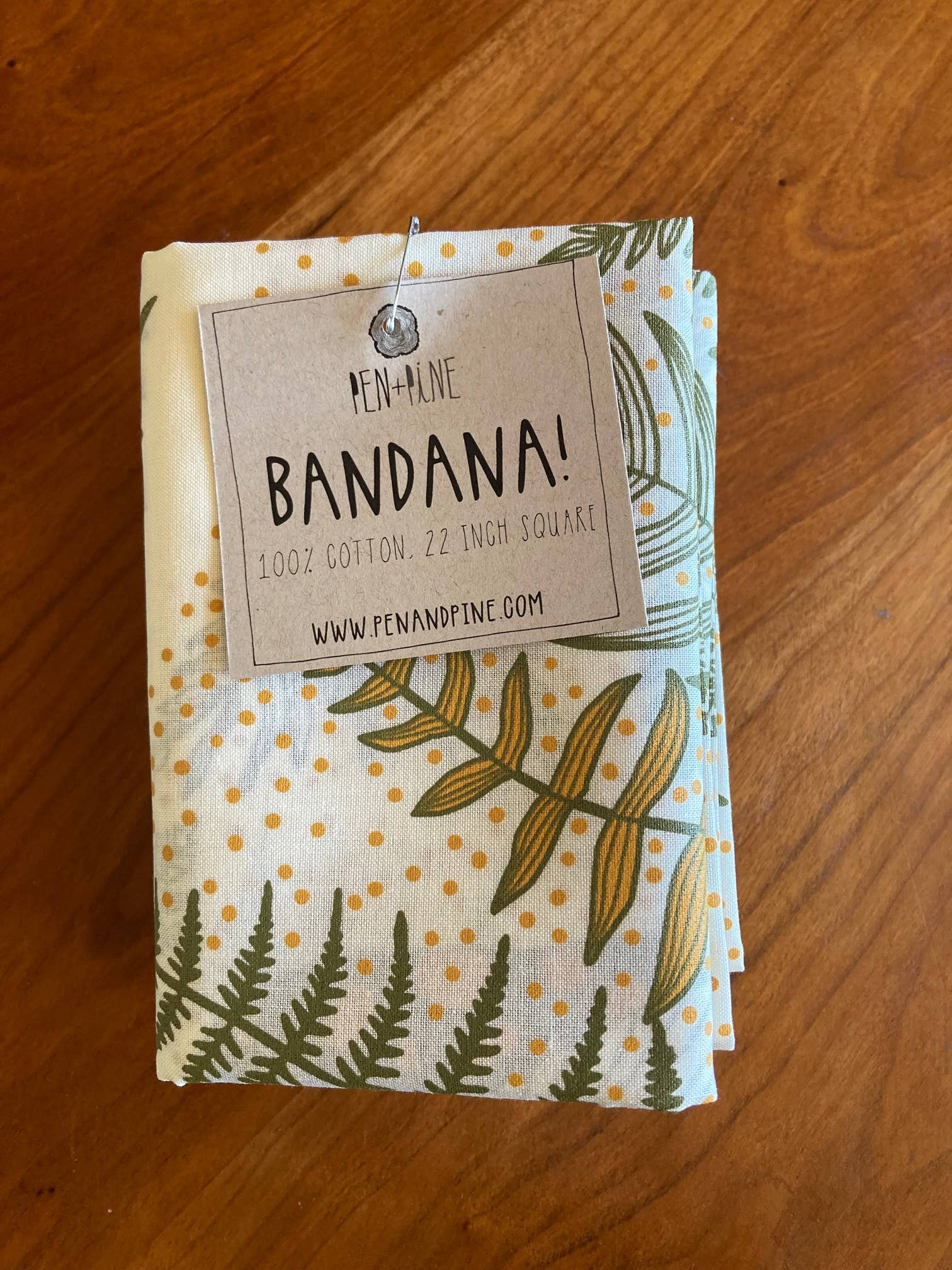 Pen+Pine - Wholesale Bandana - Women's - Mushroom + Ferns Bandana8