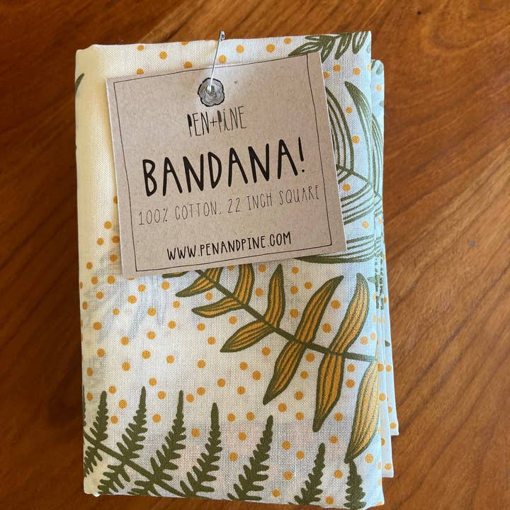 Pen+Pine - Wholesale Bandana - Women's - Mushroom + Ferns Bandana8