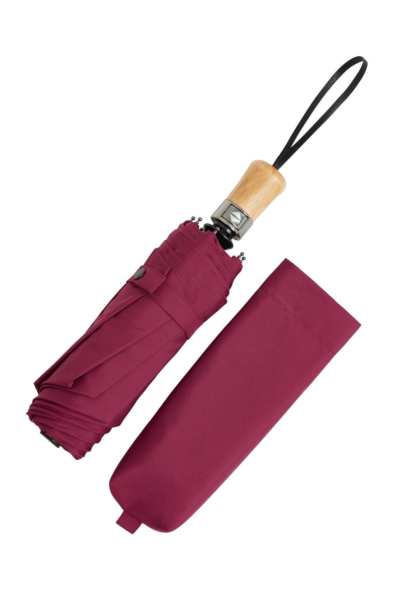 McInce Collections - Wholesale Umbrella - Unisex - Auto Open/Close Ince Folding Umbrella - Beechwood Handle13