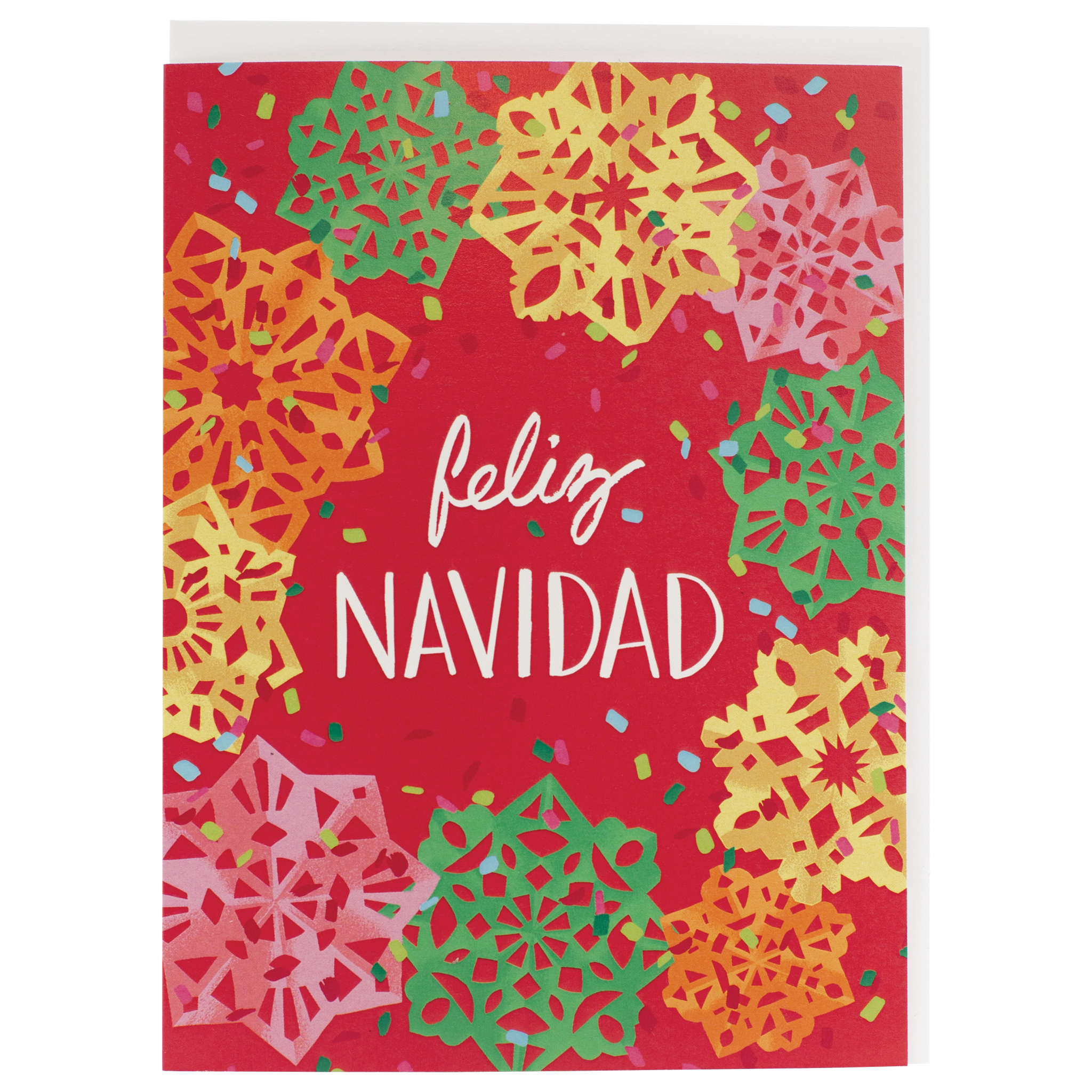 Smudge Ink - Vendita all'ingrosso Biglietti di auguri di Natale - Biglietto natalizio Navidad Papel Picado0