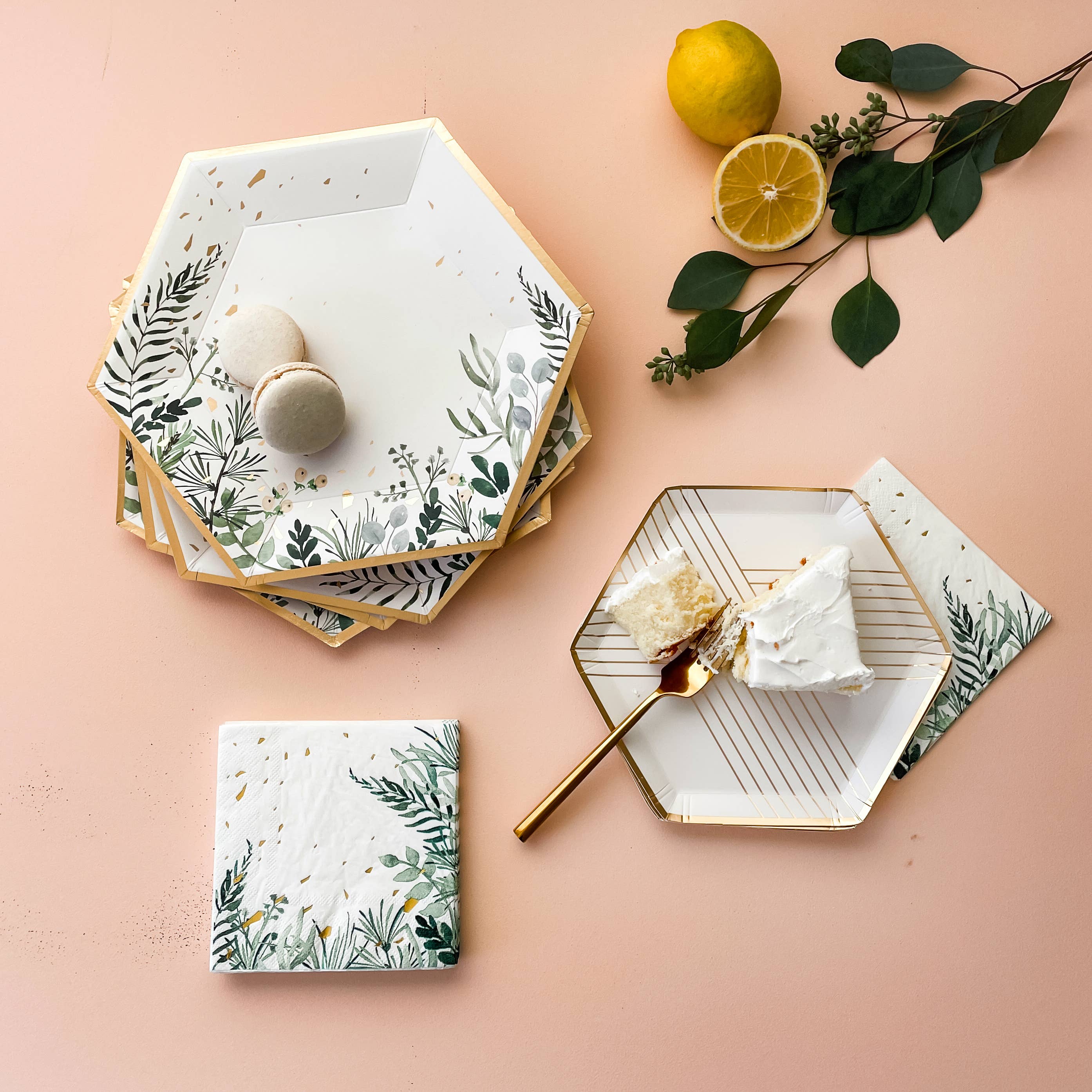 Harlow & Grey - Wholesale Disposable Plate - Secret Garden Party Plates - Premium Large Paper Plates3