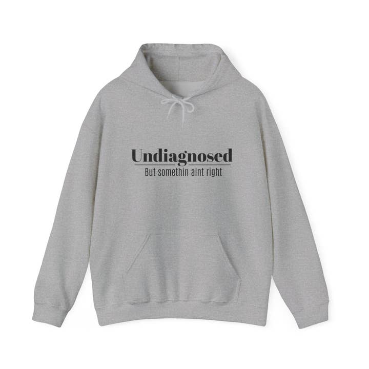 L&L T-Shirt Company – wholesale Sweatshirt med tryck - Unisex – Unisex huvtröja - Odiagnostiserad men något är inte9