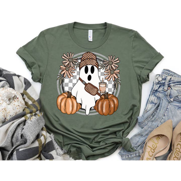 Süßes Herbst-Geisterhemd - Halloween-Shirt für den Großhandel von The Shirt Company