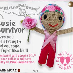 Porte-clés Susie Survivor String Doll pour la vente par Kamibashi