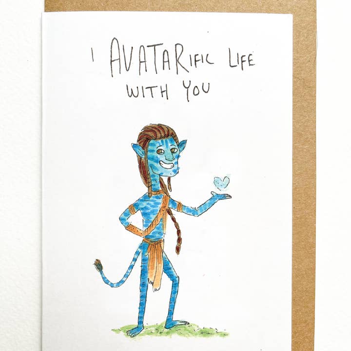 Well Drawn - Wholesale Love card - I Avatarific Life With You4