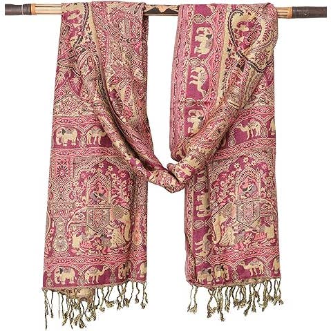 Bhawana Handicrafts - Wholesale Wrap – Women's - 5 Pcs Assorted Indian Woolen Shawl Women Reversible Stole3