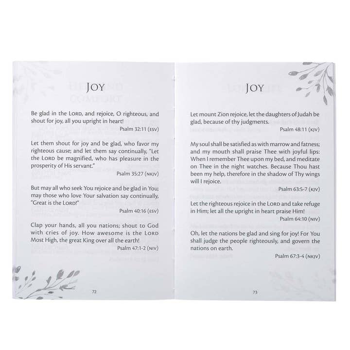 Christian Art Gifts - Wholesale Book - Adult - Gift Book Psalms for Joyful Living Softcover