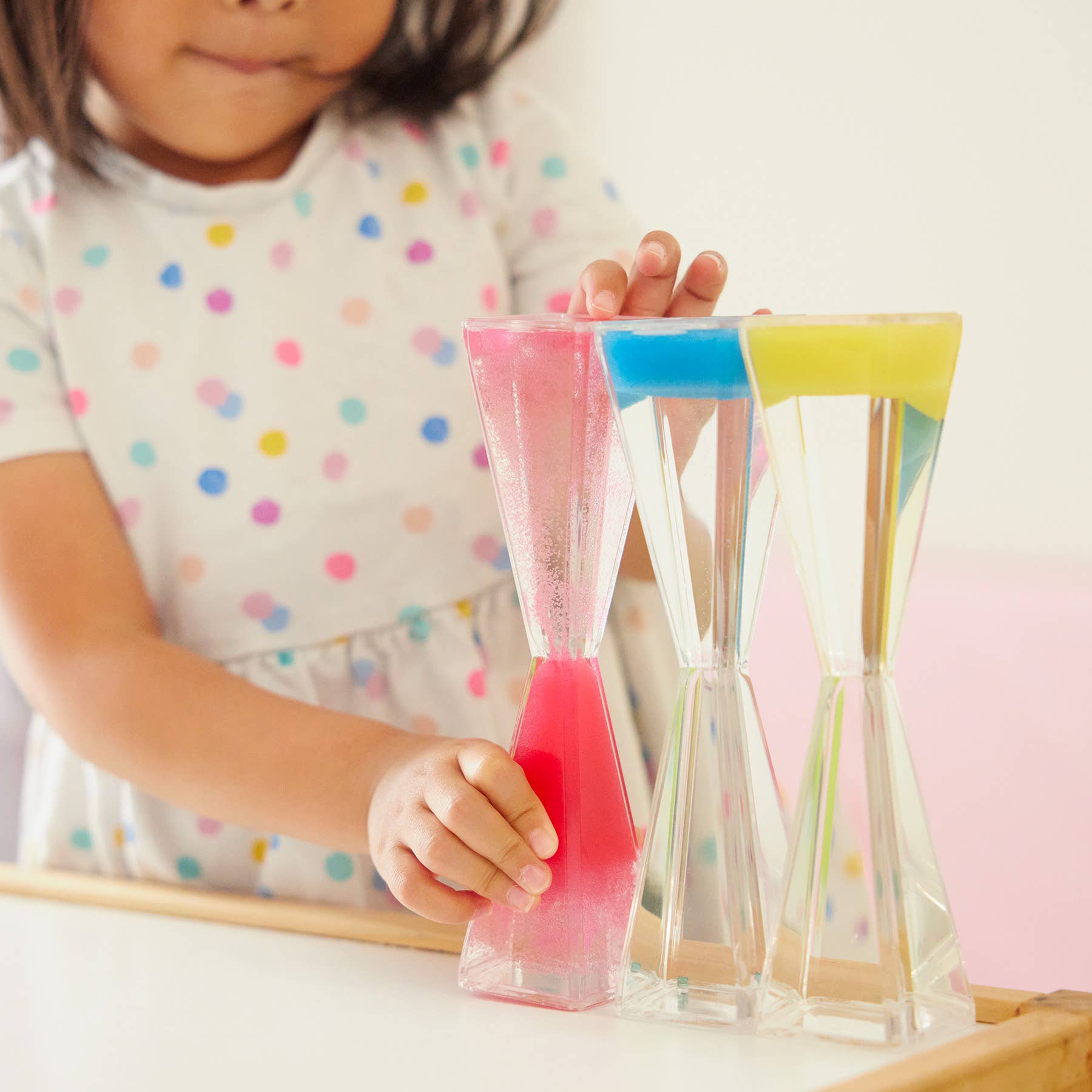 The Twiddlers – wholesale Timer – Flytande Anti Gravity Motion Timer Pack med 3, Lugnande sensorisk1