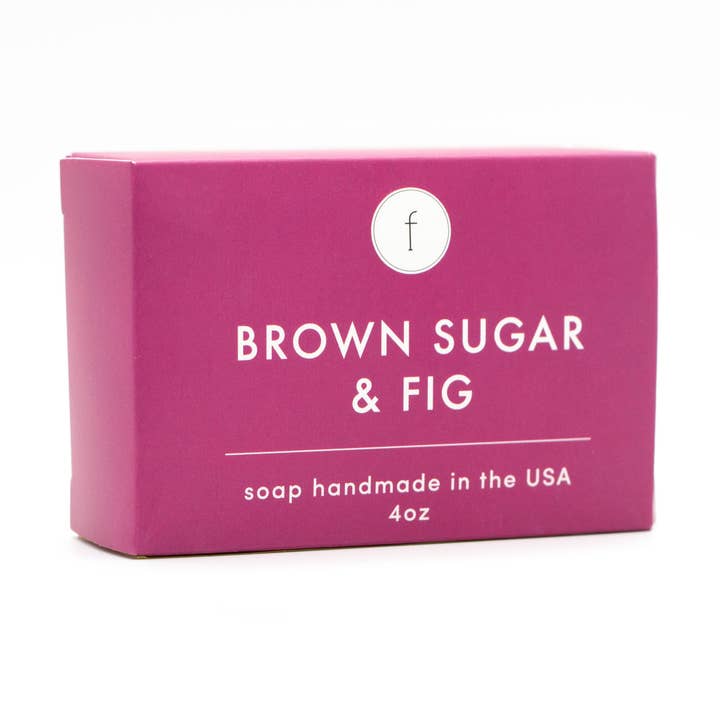 Savon à la cassonade et aux figues, demi-paquet pour la vente par Feya Co.