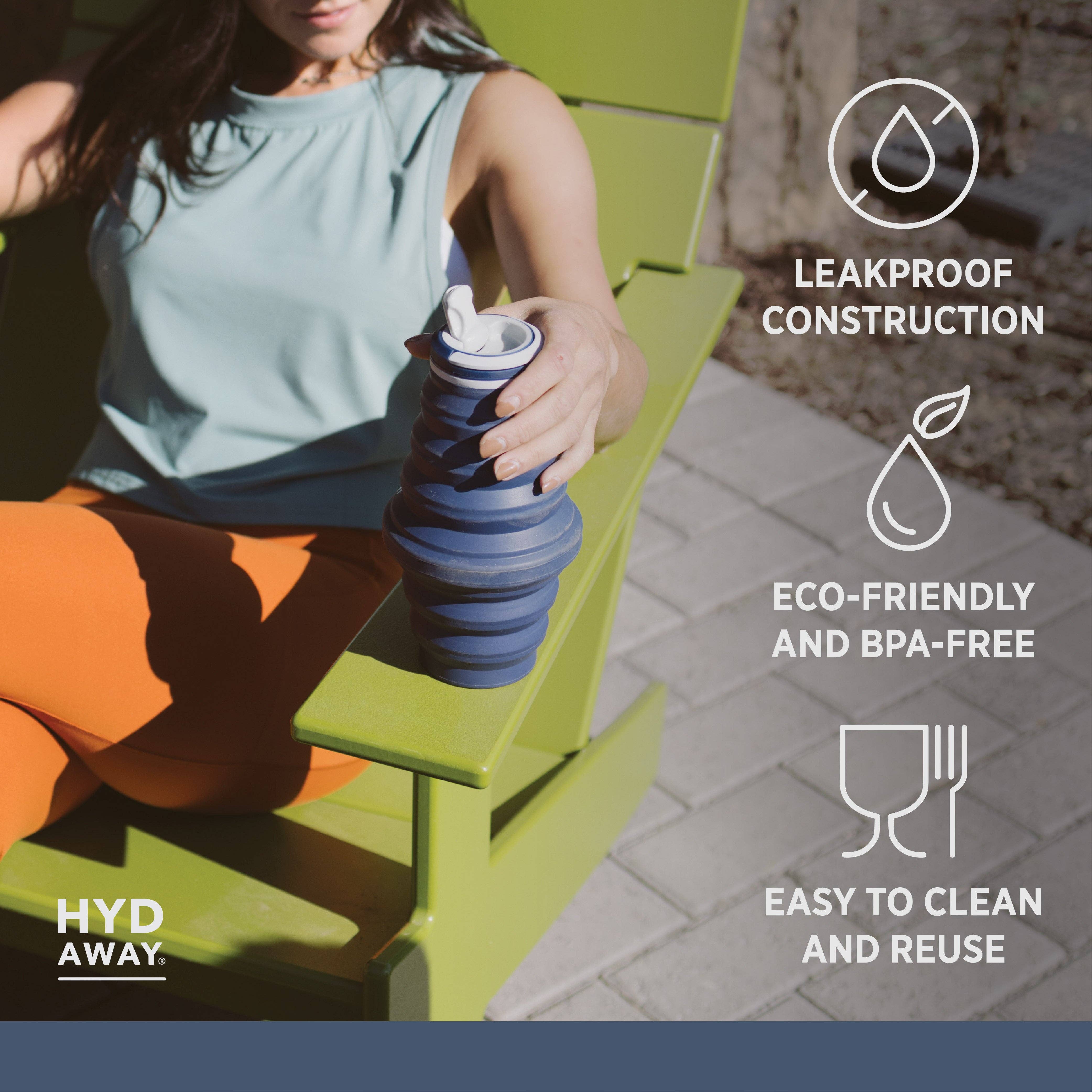 HYDAWAY – Großhandel Trinkflaschen – Zusammenklappbare Wasserflasche | 25oz10