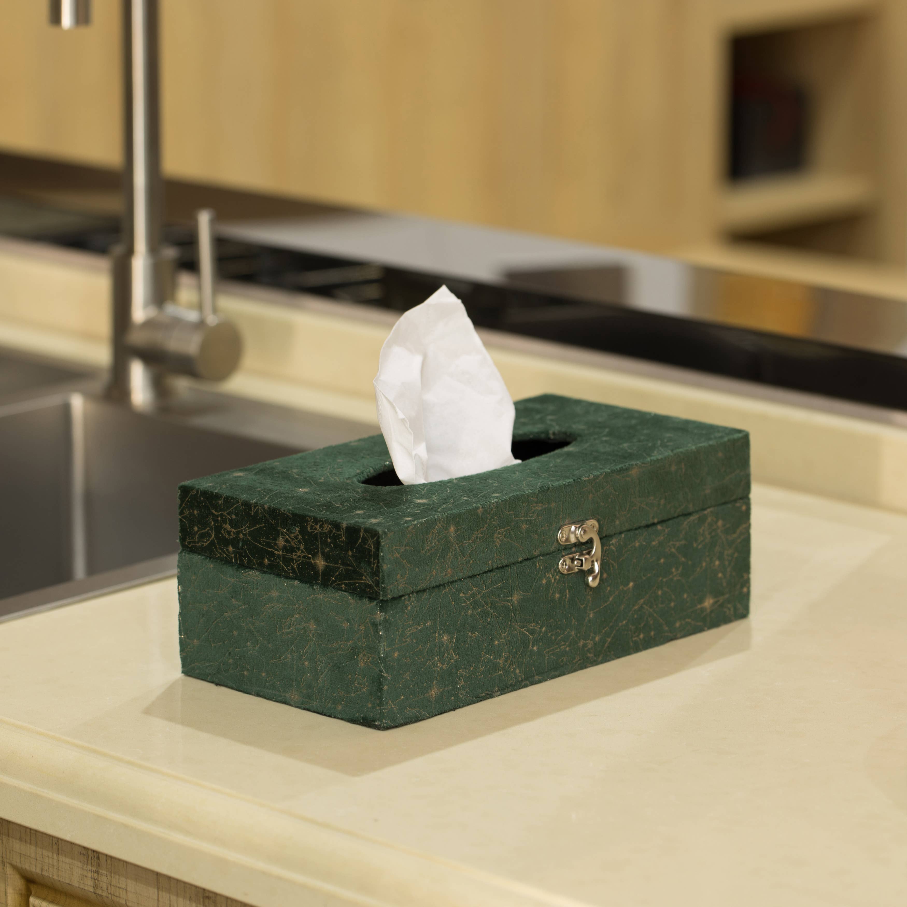 Quickway Imports - Wholesale Tissue Box - Velvet Modern Paper Facial Tissue Box Holder6