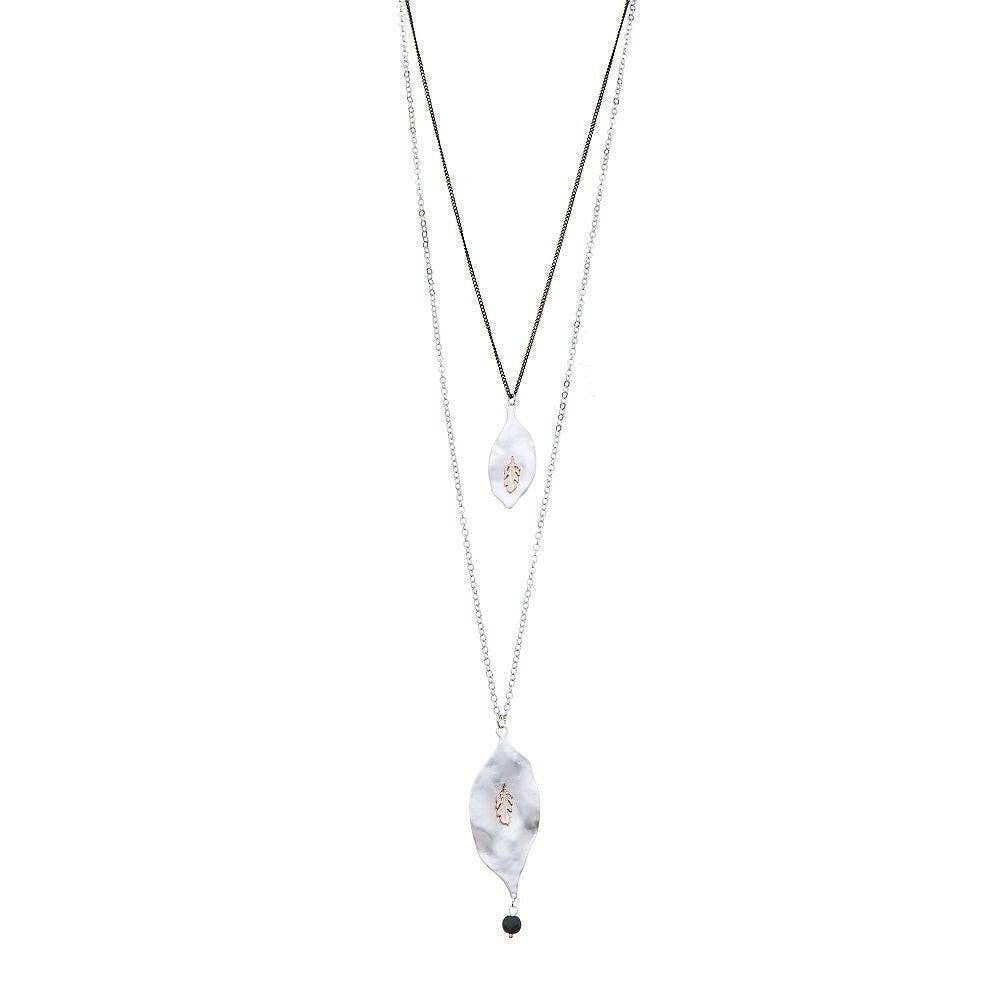 silver metallic Necklace - Eike for wholesale on Faire0