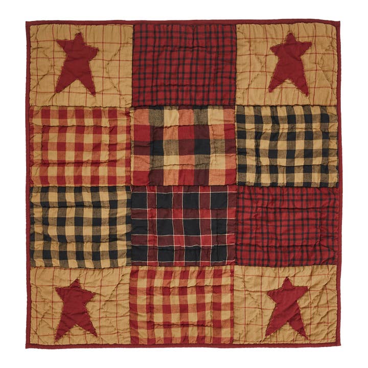VHC Brands - Wholesale Throw Blanket - Connell Quilted Lap Throw 30Wx30L