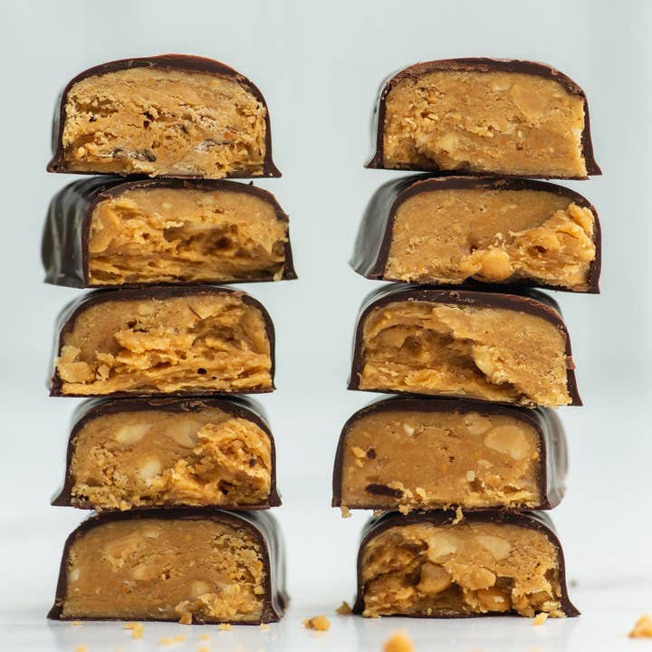 Oregon Bark - Wholesale Chocolate Bar - Tom Bumble Nutty Candy Bar - Peanut Butter Flake & Chocolate