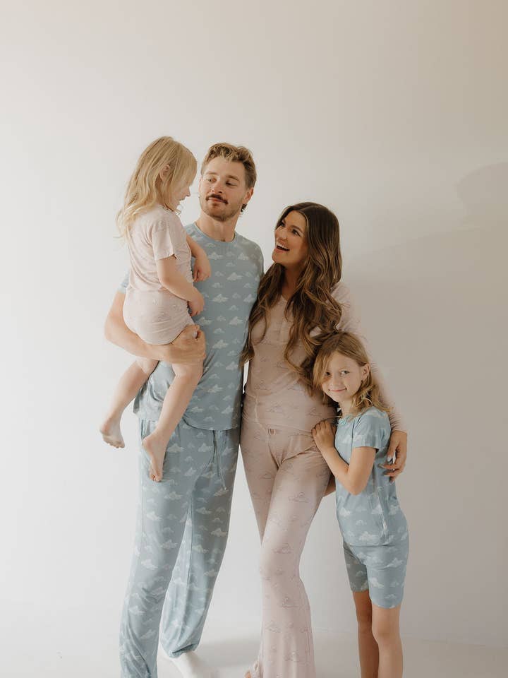 Forever French Baby - Wholesale Sleepwear Set - Men's - Men's Short Sleeve Bamboo Pajama | Duke