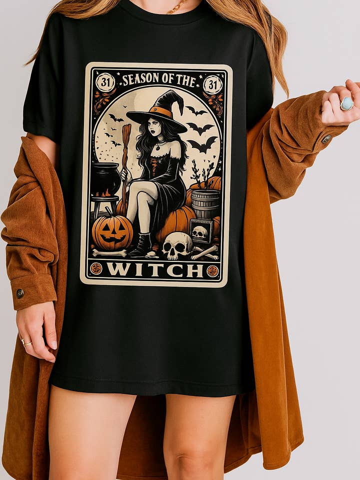 Lunastry – wholesale Tunic – Women’s – Season of the Witch Apparel T-shirt