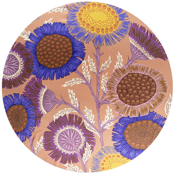 Placa inferior con efecto seda - Girasol para venta al por mayor de Maria Vittoria Atelier