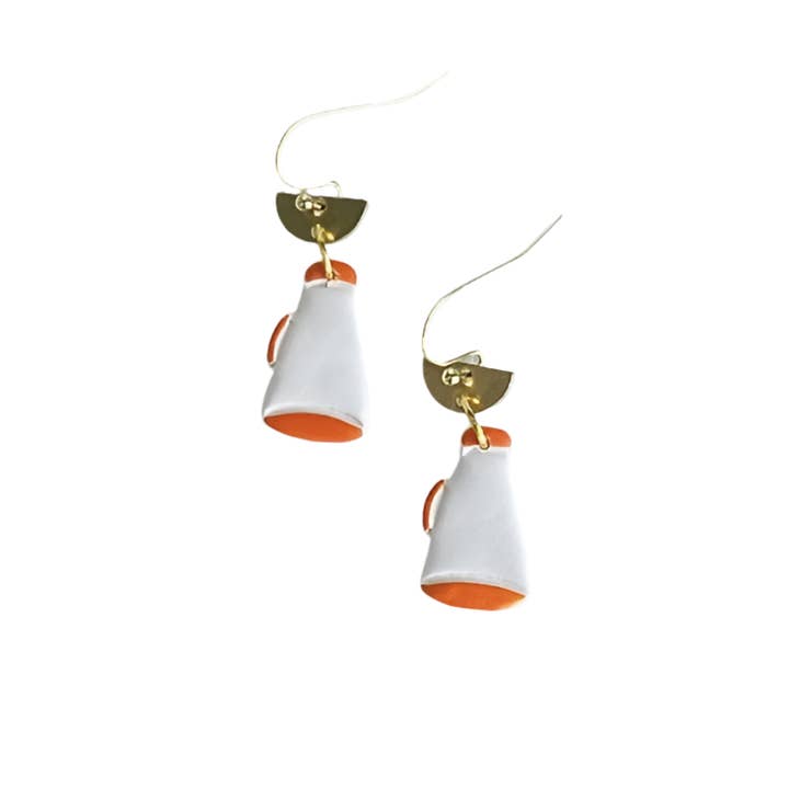 Sweet Tree - Wholesale Dangle Earrings - Cheer Megaphone Game Day Earrings | Cheer, Jewelry, Gifts