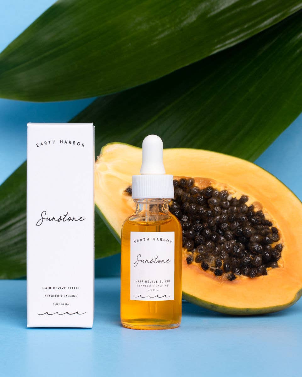 Earth Harbor Naturals – wholesale Hårolja – SUNSTONE Scalp + Hair Revive Concentrate: Jasmine + Seaweed4