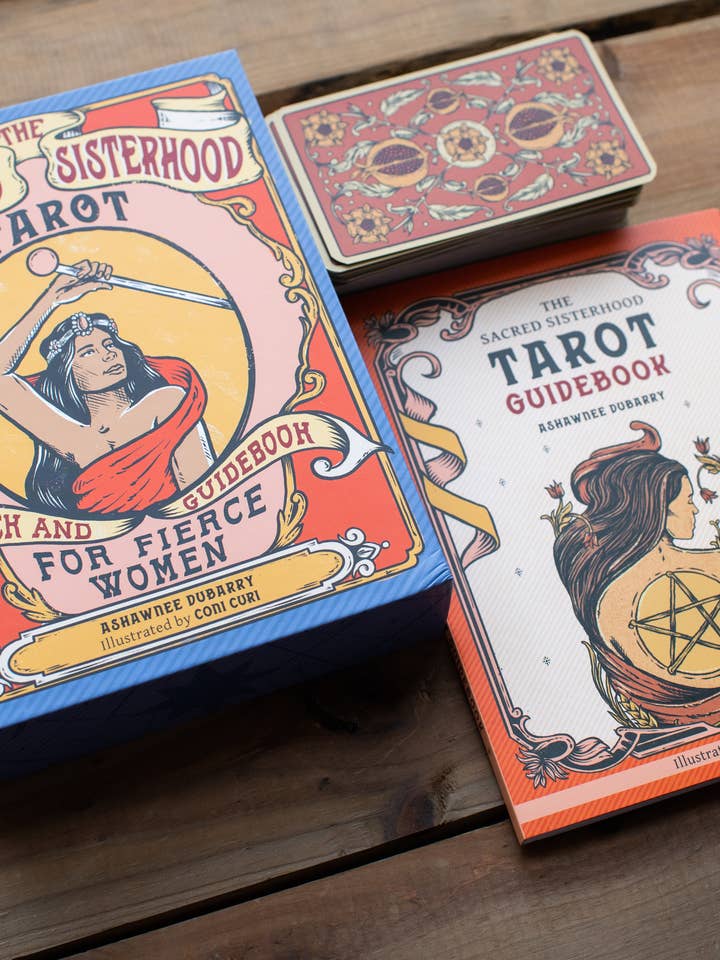 Sacred Sisterhood Tarot (78 Cards & 80 Pages) for wholesale by Red Wheel/Weiser LLC