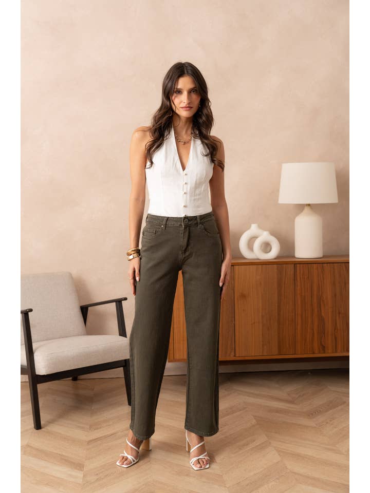 Vivid - Vendita all'ingrosso Jeans - Donna - Jean a gamba larga colore19