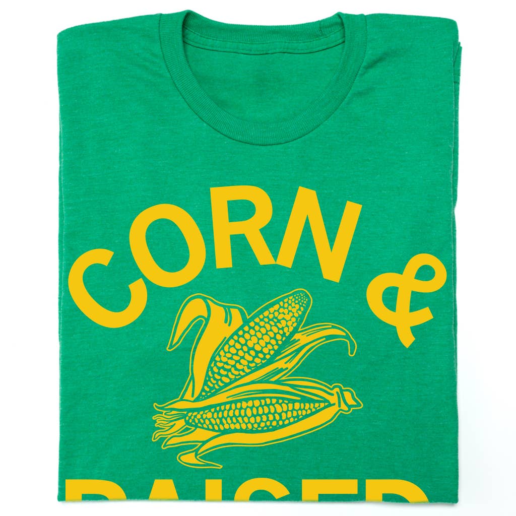 RAYGUN - Wholesale Screen Printed T-Shirt - Unisex - Corn & Raised