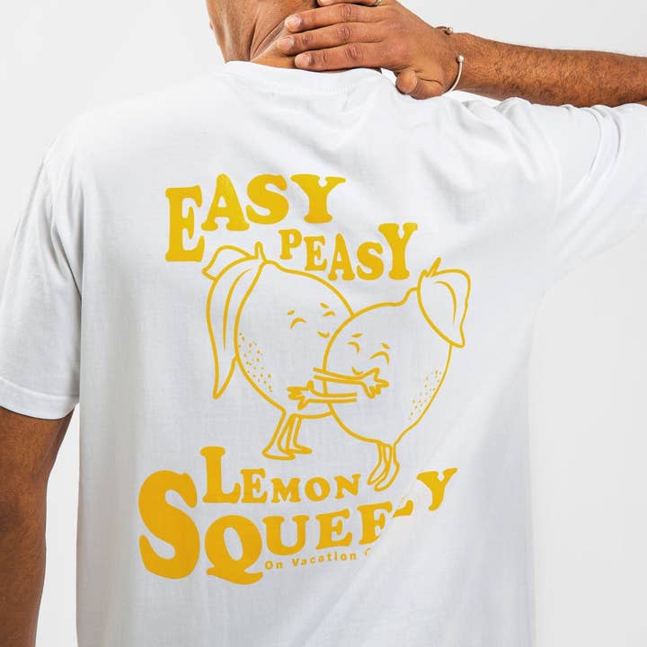 Branco Camiseta Lemon Squeezy - Branco para venda a revendedores na Faire3
