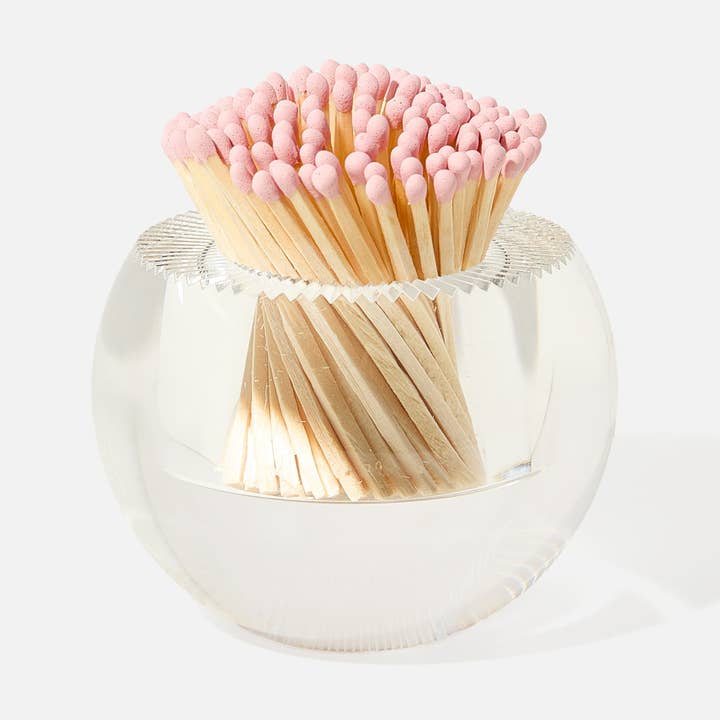 Tart By Taylor - Wholesale Match Holder - Round Match Striker - Light Pink Matches0