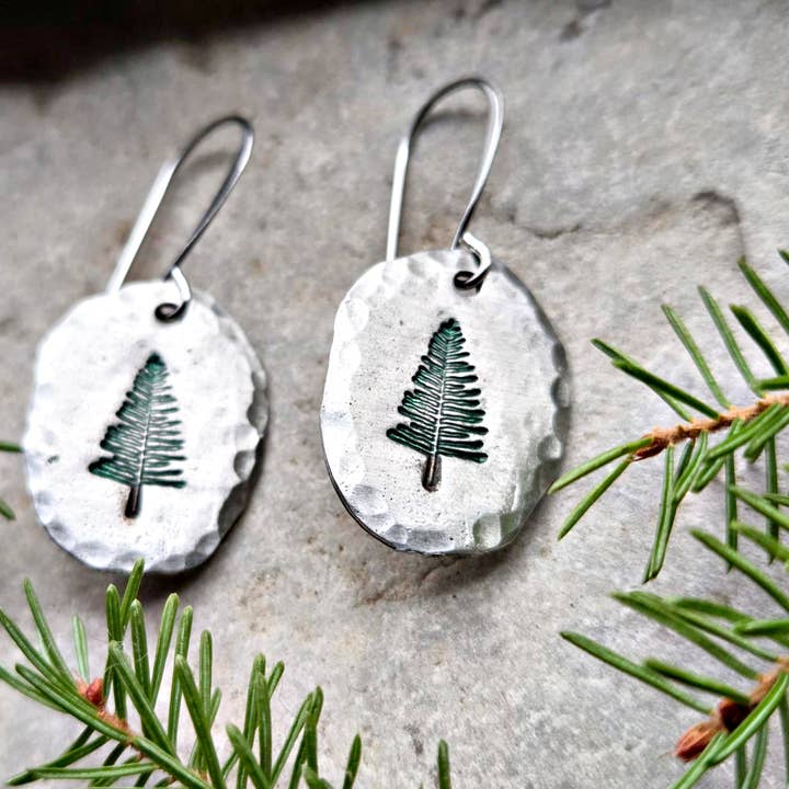 Kathryn's Collection - Wholesale Dangle Earrings - Pine Tree Earrings, Christmas Tree Earrings2
