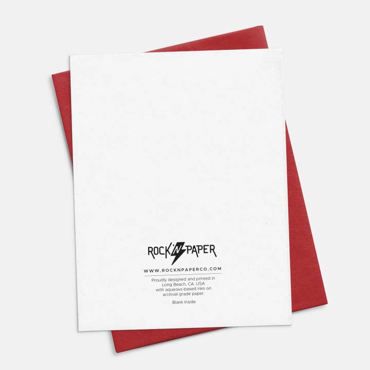 Rock'N Paper - Wholesale Birthday Card - Punks Not Dead Birthday Card, Punk Rock Greeting Card