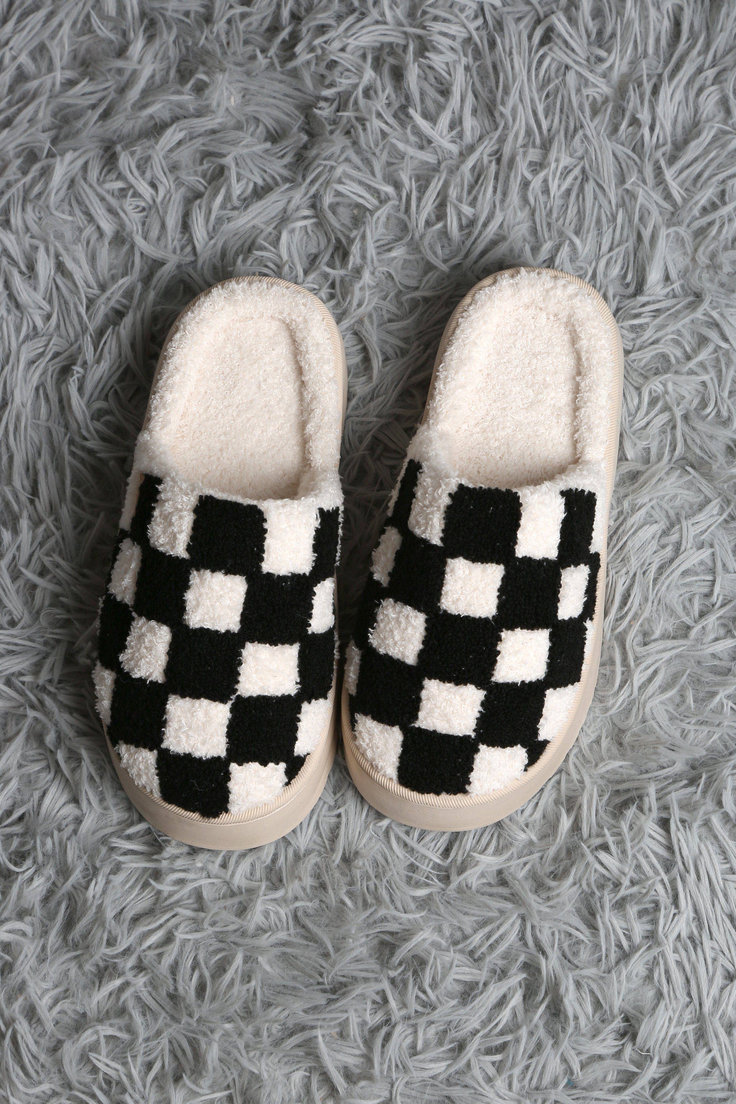 MiMi Wholesale - Wholesale Slippers - Women's - JCL6124 Super Lux Checker Platform Slippers0