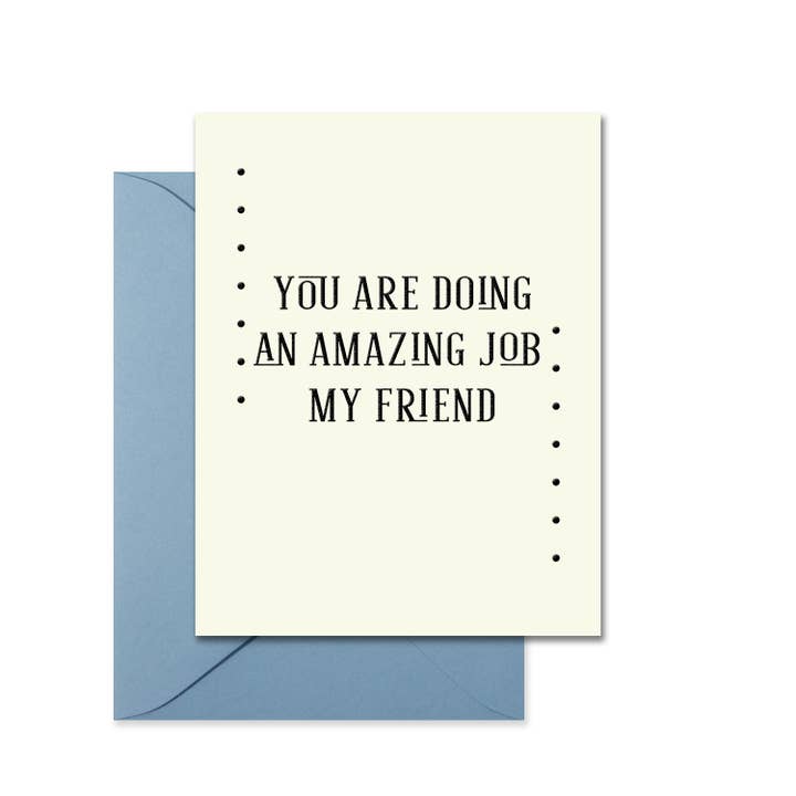 Amazing Job Greeting Card for wholesale by Leslie Store