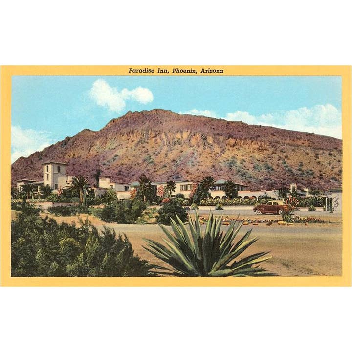 Found Image Press - Wholesale Stationery/Notecard Set - Greeting Card AZ-134 Paradise Inn, Phoenix