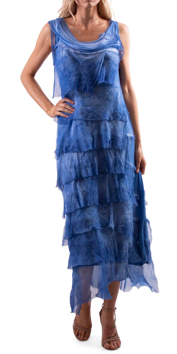 Gigi Moda - Wholesale Dress - Women's - Full Length Ruffle Dress6