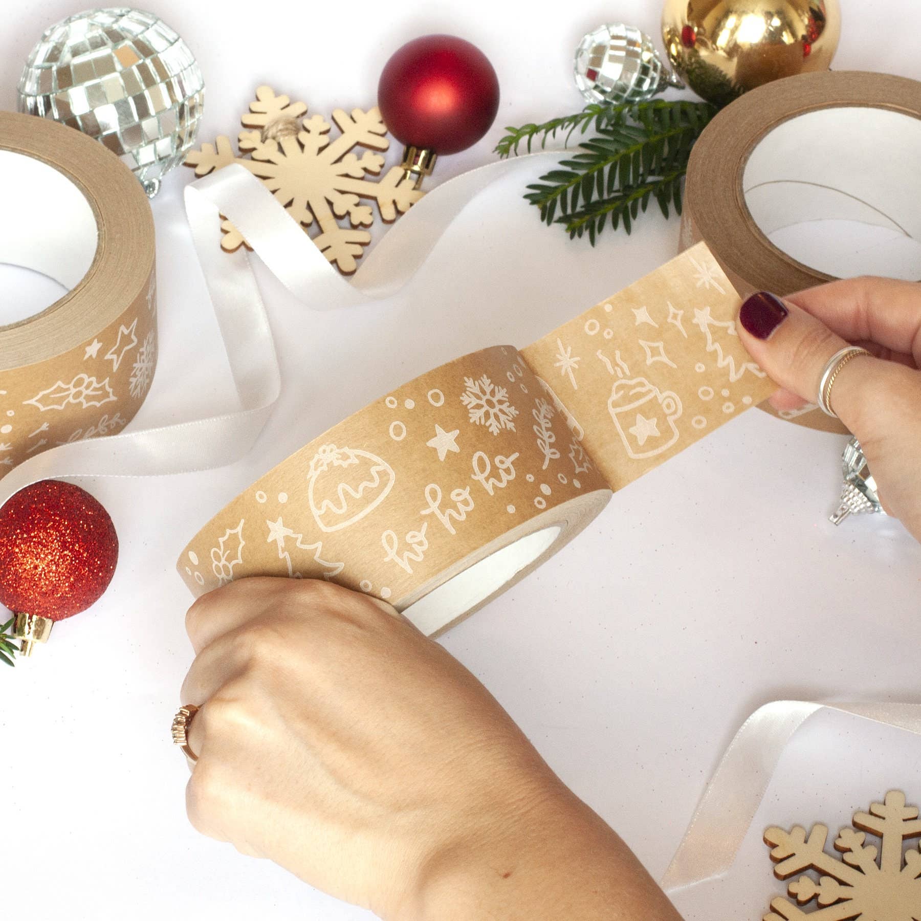 Packplan – wholesale Tape – Christmas tape, Kraft tape, Festive, Sticky tape1