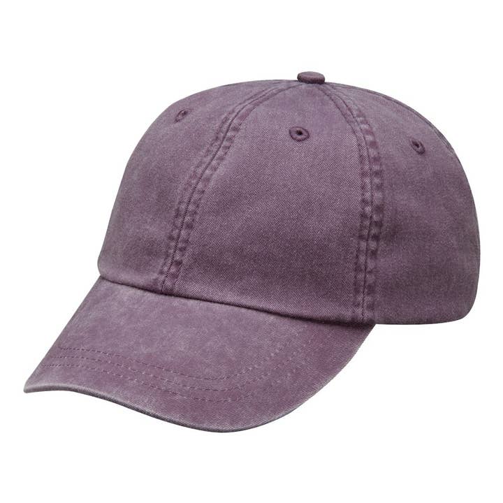 Gracie Designs - Wholesale Baseball Cap - Unisex - Custom Pigment Dyed Dad Cap – Chainstitch Text Hat7