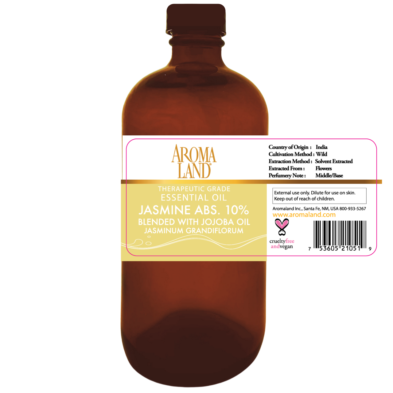 AROMALAND INC. - Wholesale Essential Oil - Jasmine Abs. 10% Essential Oil2