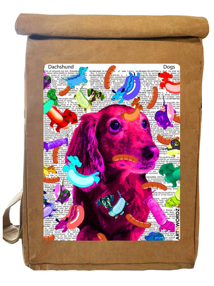 HOT DOGS BAGPACK for wholesale by ARTNWORDZ LLC
