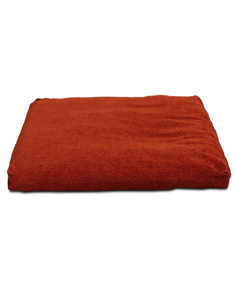 Buddha Groove - Wholesale Meditation Supplies - Rust Chenille Zabuton Meditation Cushion0