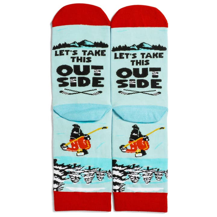 Lavley - Wholesale Socks - Unisex - Let's Take This Outside Hockey Socks